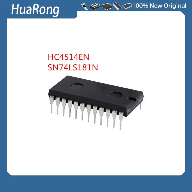 5Pcs/Lot  HC4514EN 74HC4514    SN74LS181N HD74LS181P 74LS181DIP-24