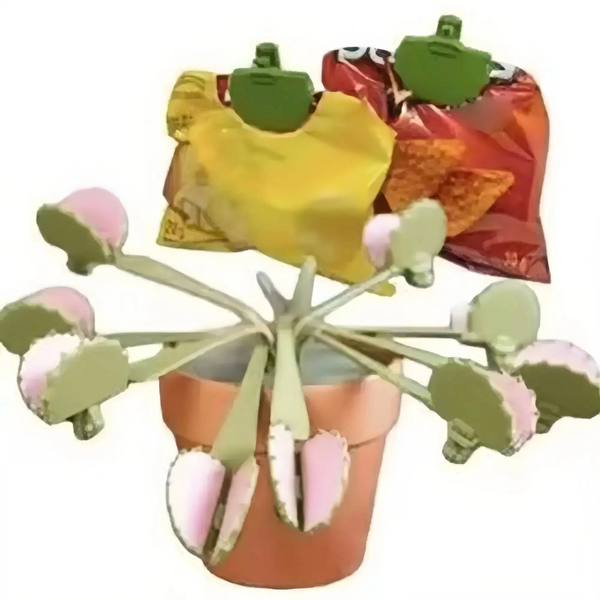 

3D Printed Venus Flytrap Plant Snack Clips Potted Plant Design Prevent Moisture Potato Chip Bag Clamp Multi-functional