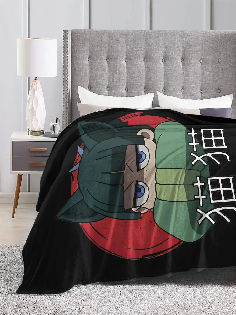 Super Warm Throw Blanket Maomao Chibi Fleece Decor for Sofa Bedroom Quilt Multifunctional The Apothecary Diaries