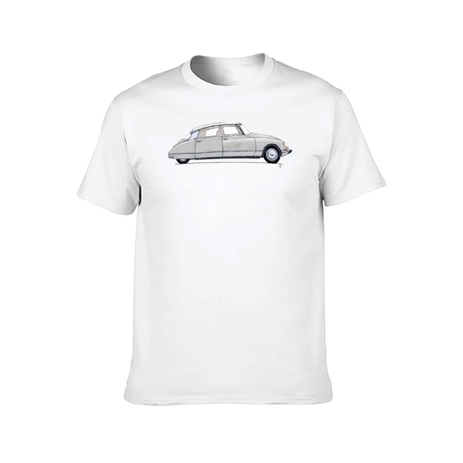 تي شيرت Citroen DS Argent تي شيرت قطن 100% تي شيرت رجالي للرجال تي شيرت