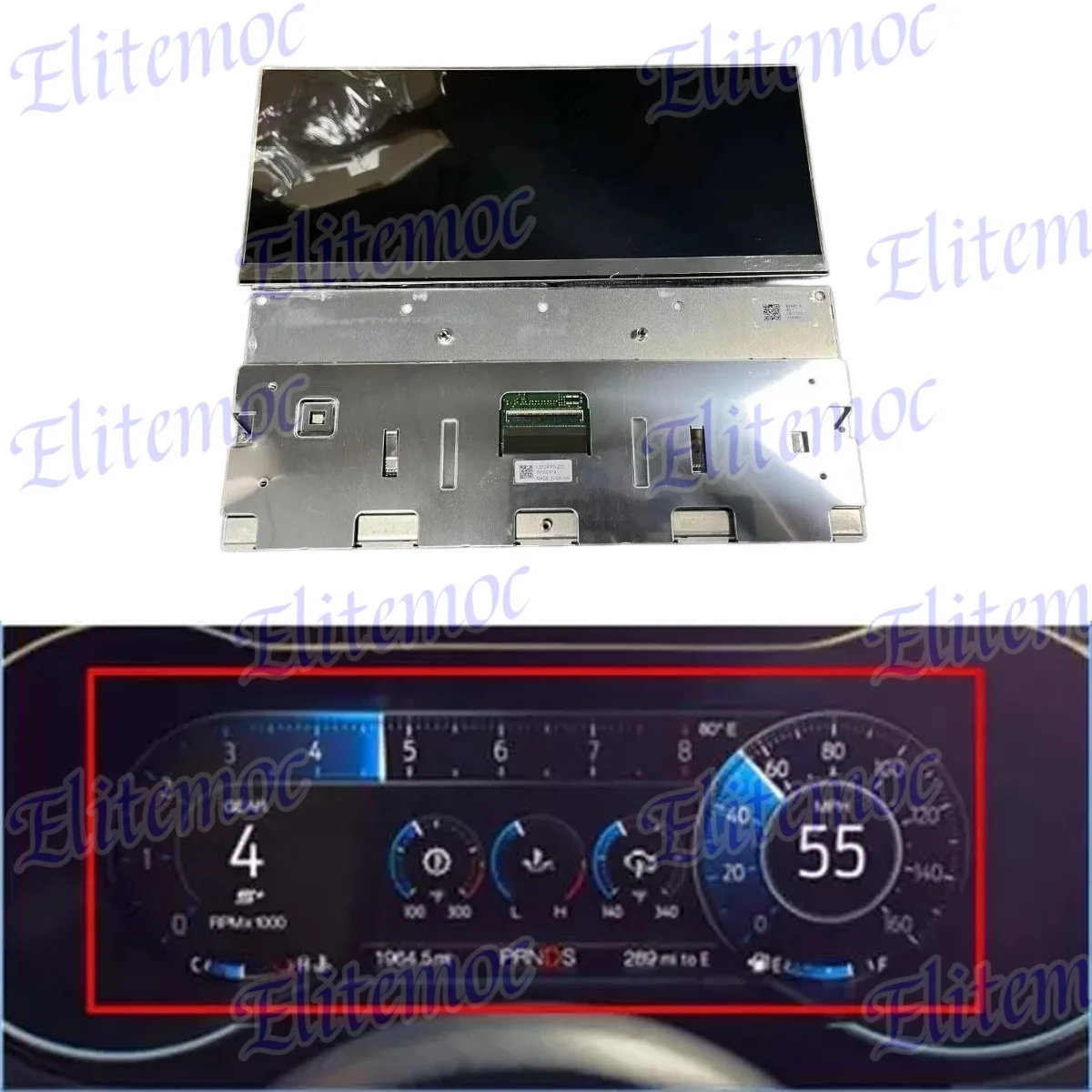 

LS124M5LZ01 12.4" LCD Display For Ford Mustang Digital Gauge Instrument Cluster 2015 2022