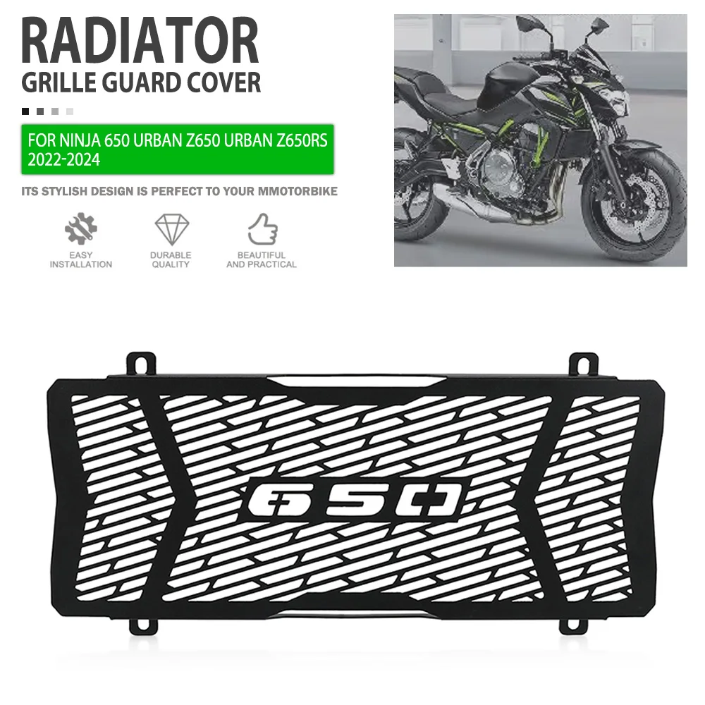 

Radiator Guard For Kawasaki Ninja 650 Urban Z650 Urban Z650RS 2022 2023 2024 Motorcycle Radiator Grille Cover Protector Access