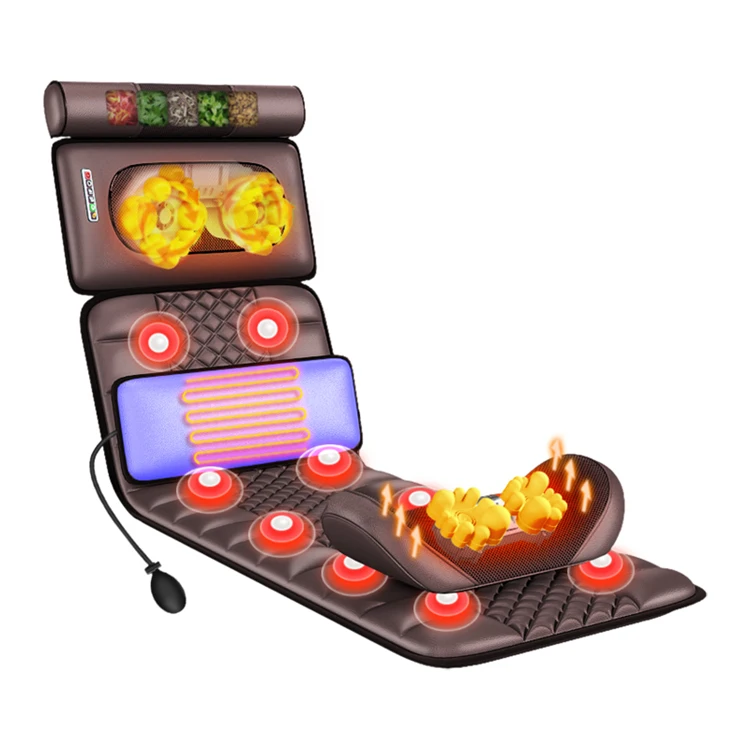 Relieve Fatigue Heating Vibration Inflatable Gasbag Massage Shoulder, Neck, Back, Hip ,leg  Massage Mats Massage Mattress