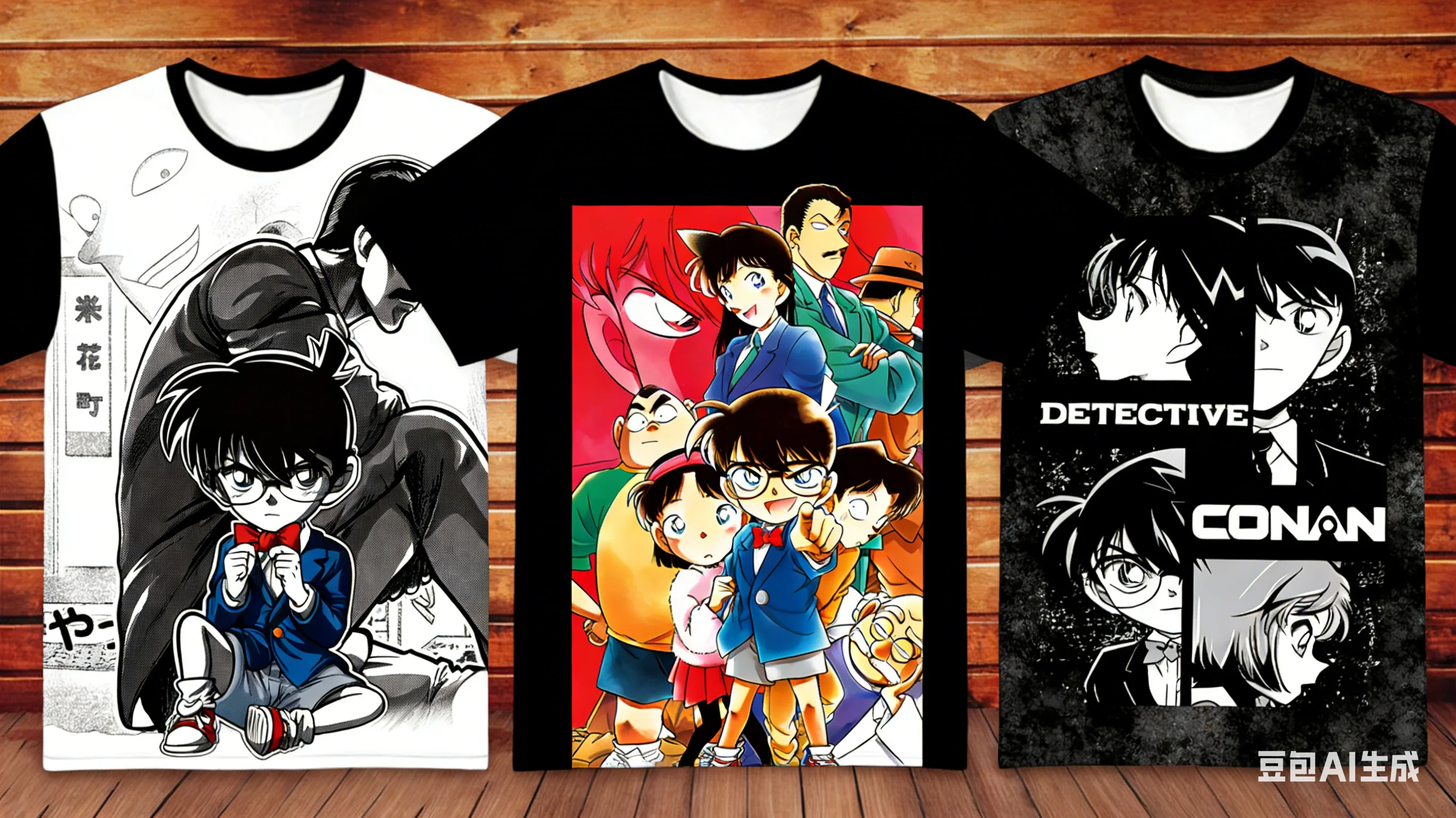 

Единственная истина! Взрослые и дети могут мгновенно превратиться в детективов, надев футболку с 3D-принтом Конана.