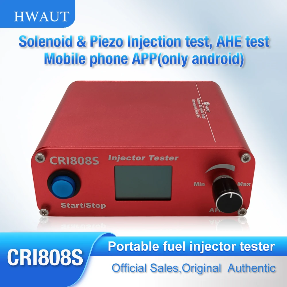 

CRI808S Piezo Injector Tester AHE Tester Solenoid Injector Tester For Bluetooth Wireless Control Common Rail injector Tester