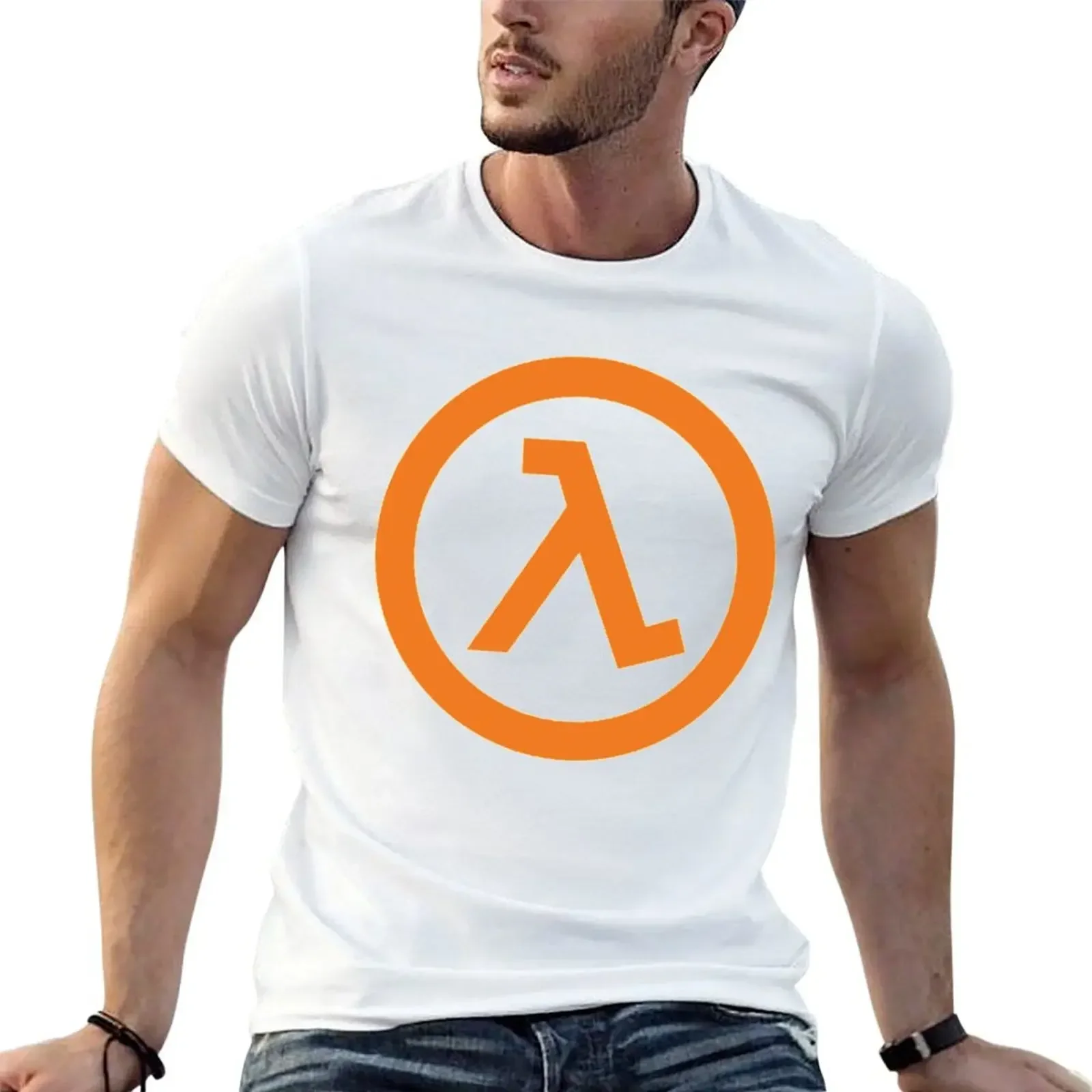 Half-Life Lambda T-Shirt tees cute tops vintage t shirt men