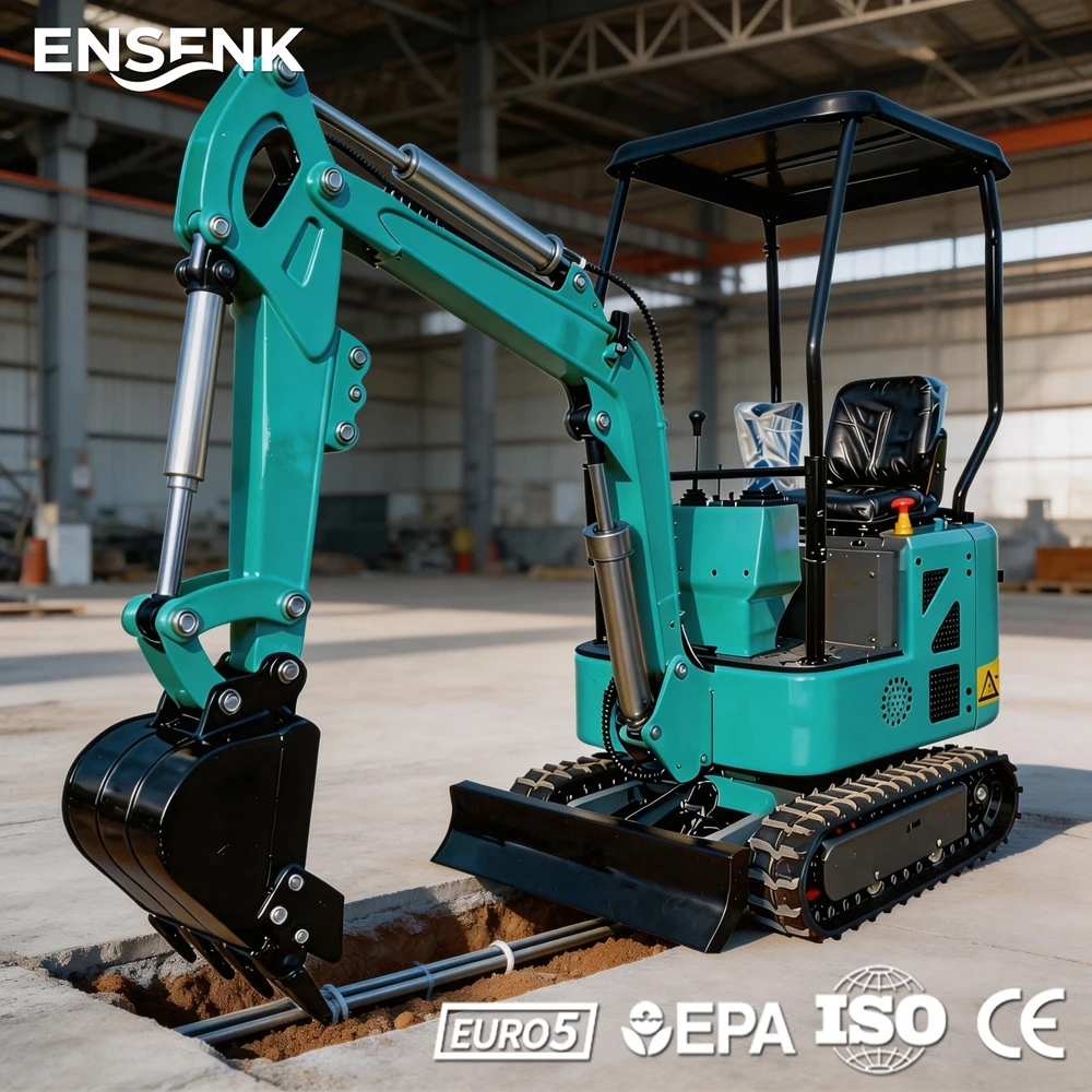 

1.2Ton Mini Excavator Digger Construction Equipment For Farm Use Bager 1.2T Fast Delivery From China Manufacturer