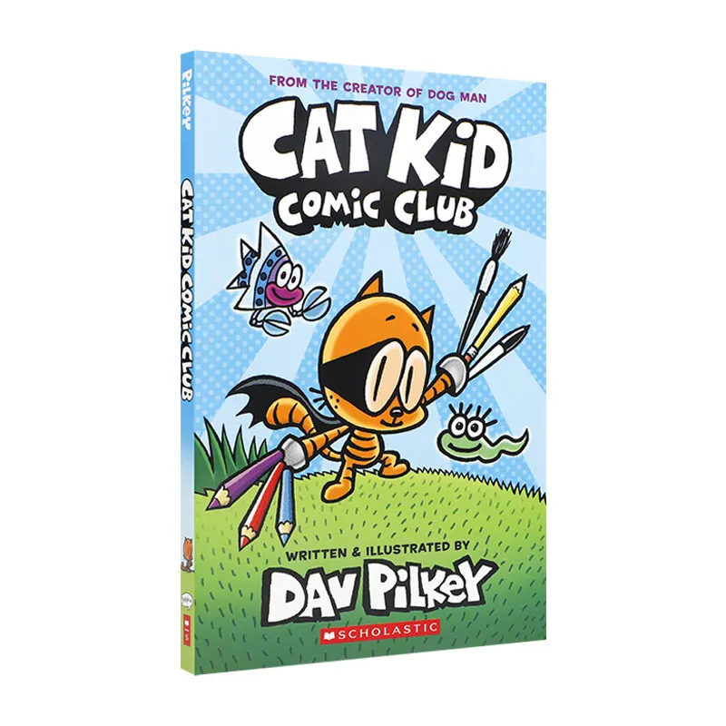 Milumilu Cat Kid Comic Club 1 Scholastic Children's Early English Education Cognitive Picture Book Original Books