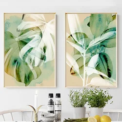 Green Plant Leaves 5d diy diamond painting mosaic needlework full drill diamond embroidery living room decor nordic art