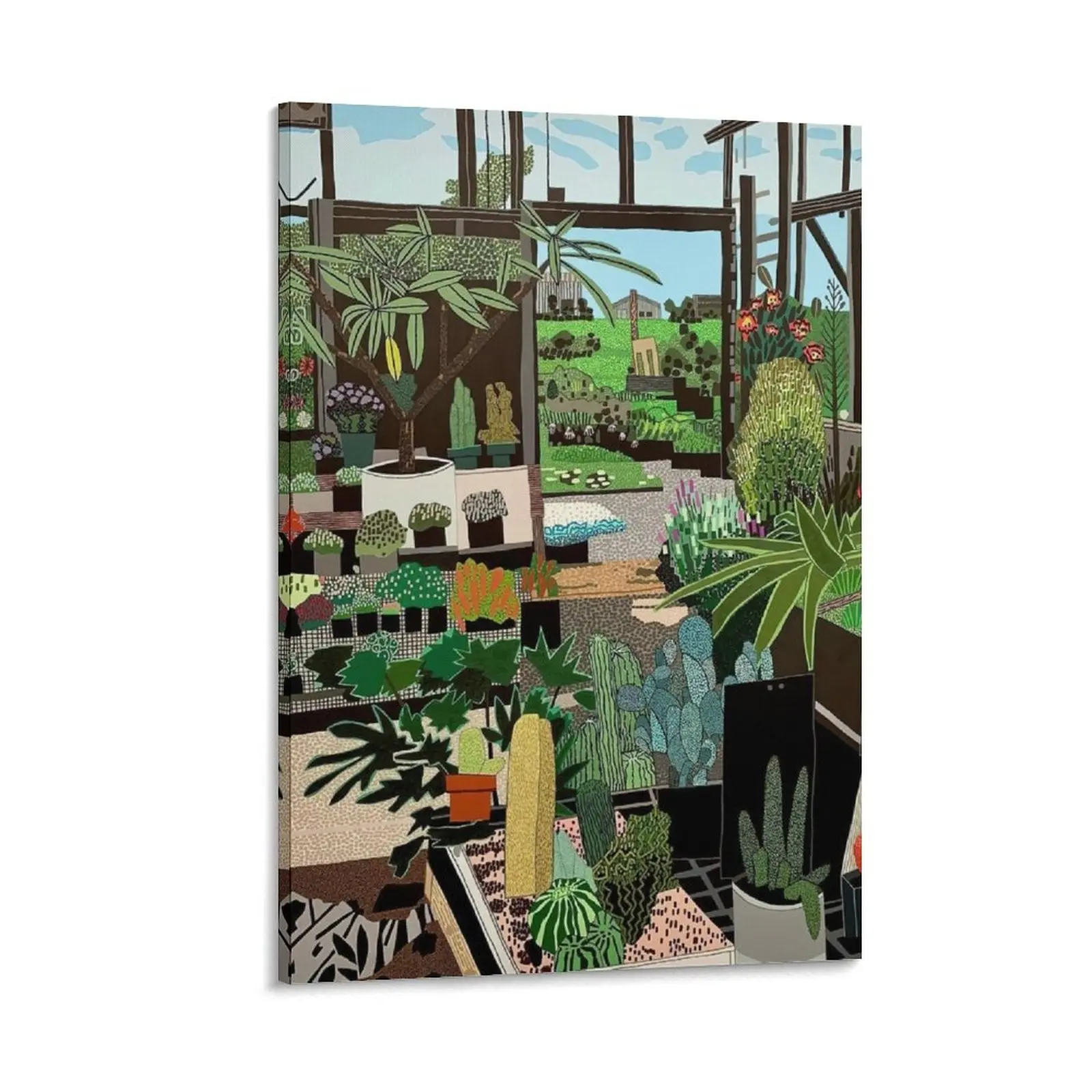 Jonas Wood Room Of Plants Canvas Painting wall decor anime figure painting