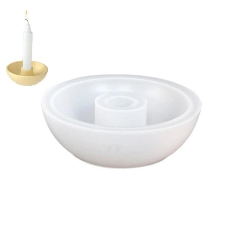 E8BD السلطانية قوالب السيليكون لراتنجات الايبوكسي عمود شمعة حامل الجبس الديكور السيليكون الشمعدان قوالب ل حامل شموع