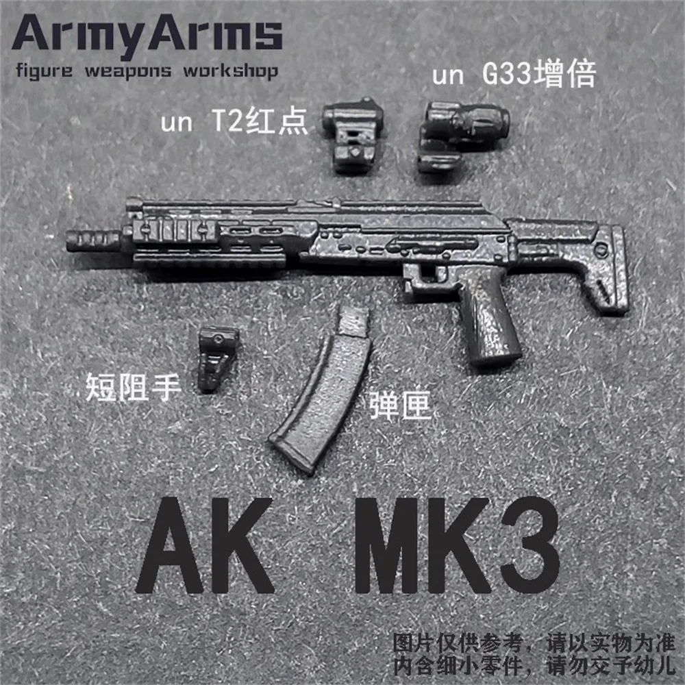 

Snail ArmyArms 1/50 Doll Soldier About 3.5cm AK105 MK3 Gun Model Toy Not Launch Equipment Gift In Stock