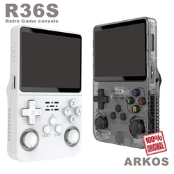 128G Open Source Video Game Console Linux System 3.5 Inch IPS Screen Orange Portable Pocket Video Player 64G 256G best Game
