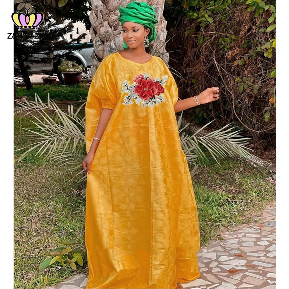 2024 Newest Robe Bazin Riche Brode Traditional Dress African Attire Birthday Dress Birthday Dress For Women Wedding Clothing