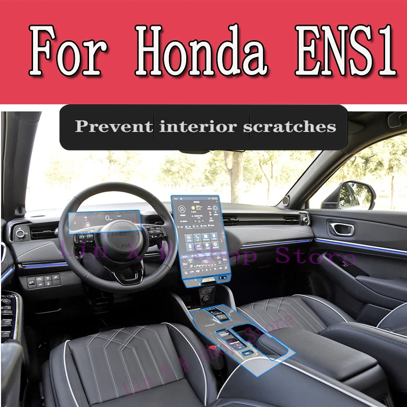 For Honda eNS1 2022-2023 Automotive Gearbox Air Panel GPS Navigation Screen Interior TPU Protective Film Anti-Scratch