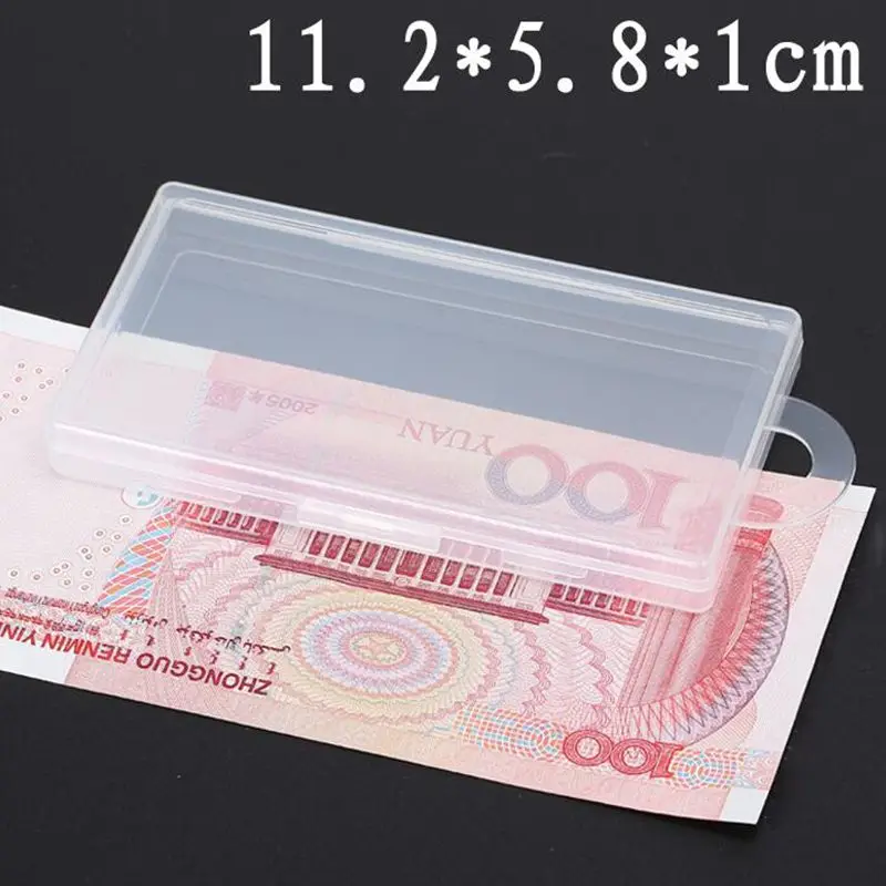 Hot Selling Small Parts Thin Transparent Collapsible Plastic Boxes Small Jewelry Storage Packaging Box 11.5*6.1*1.3cm