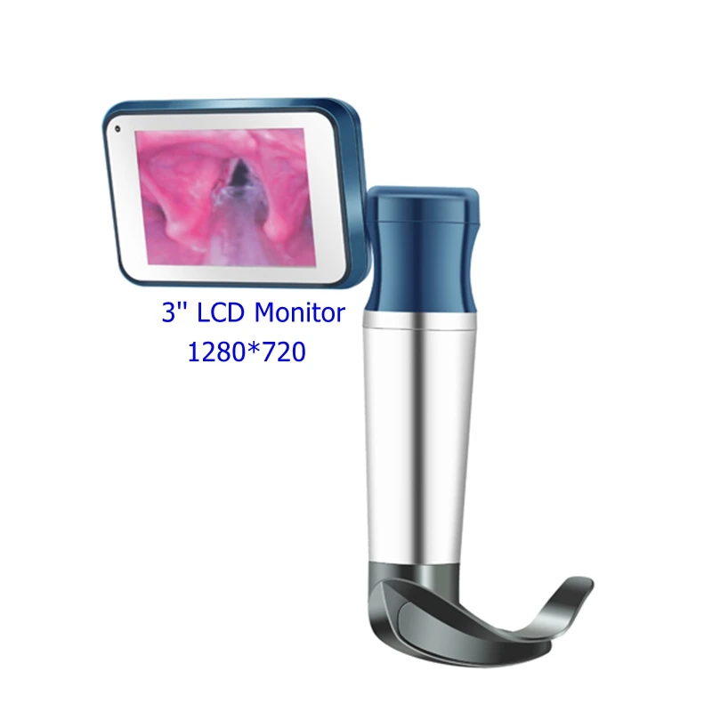 

OEM Reusable Anti-Fog Portable 3 Inches HD Image Video Laryngoscopy for Adult and Pediatric Laryngoscope Blades