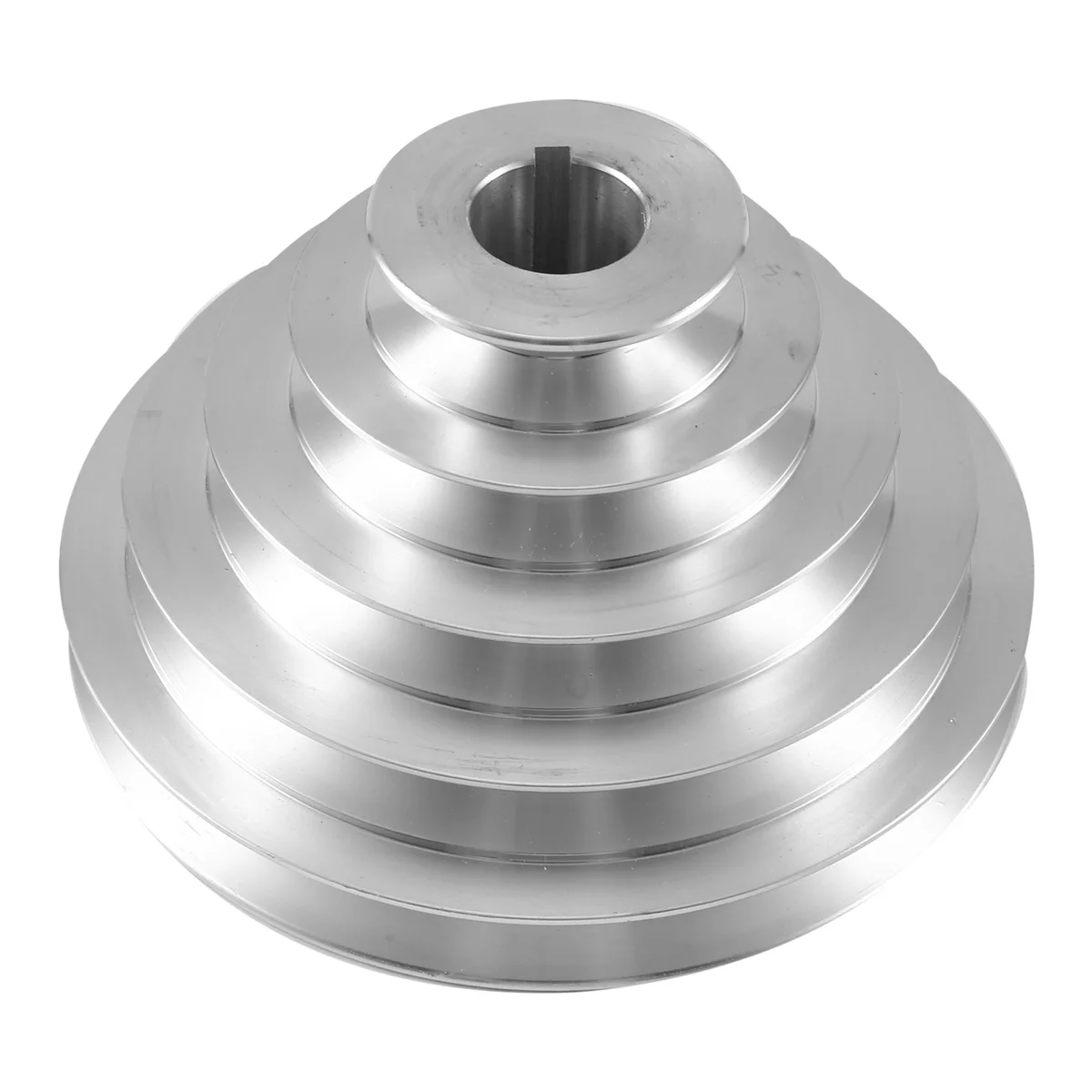 25mm Bore Aluminum Pagoda Wheel A Type 5 Step Pagoda Pulley Wheel for V-Belt Timing Belt