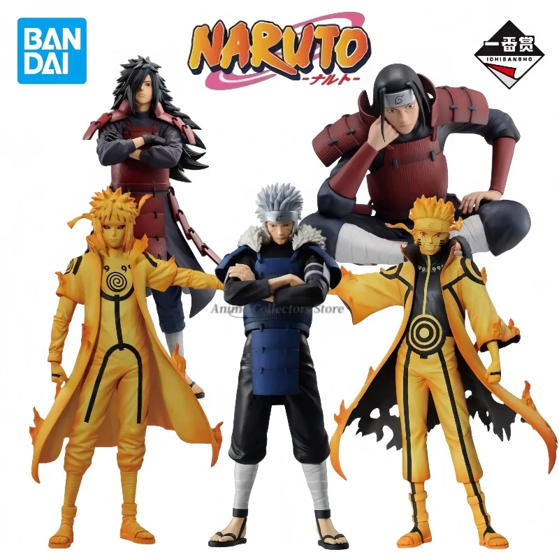 

Original in Stock Bandai Naruto Senju Tobirama Senju Hashirama Uzumaki Naruto Namikaze Minato Uchiha Madara Collectible Model