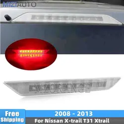 LED Third Additional Brake Light For Nissan X-trail T31 Xtrail 2008 2009 2010 2011 2012 2013 Stop Signal Tuning Lamp Accessories