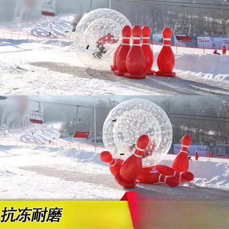 ألعاب الثلج القابلة للنفخ، قارب الموز، البلياردو، كرة البلياردو المتأرجحة، كرة البولينج، الأخطبوط الثلجي القابل للنفخ #5