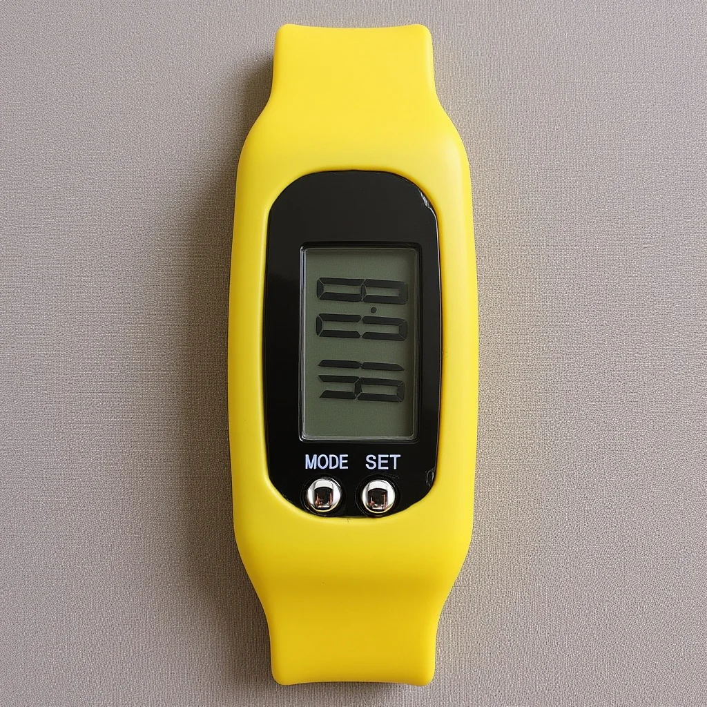 عداد الخطى معصمه خطوة عداد ساعة سيليكون المحمولة المشي الجري الرياضة المقتفي أداة عد الخطوات الإلكترونية #6