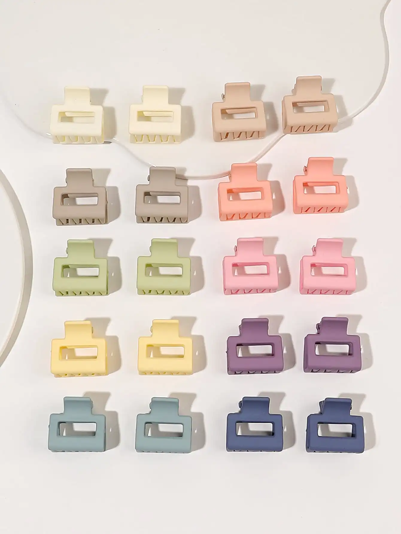 20 Stück mehrfarbige gemischte Packung kleine Haarklammern, niedliche Haarspangen, Haar-Accessoires für Frauen und Mädchen, Pony, perfekt für den täglichen Gebrauch – Detail 2