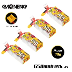 Batteria Lipo originale GNB 4s 120c/240c 650mAh per elicottero RC Quadcopter FPV Racing Drone pezzi di ricambio batteria per droni 15.2v