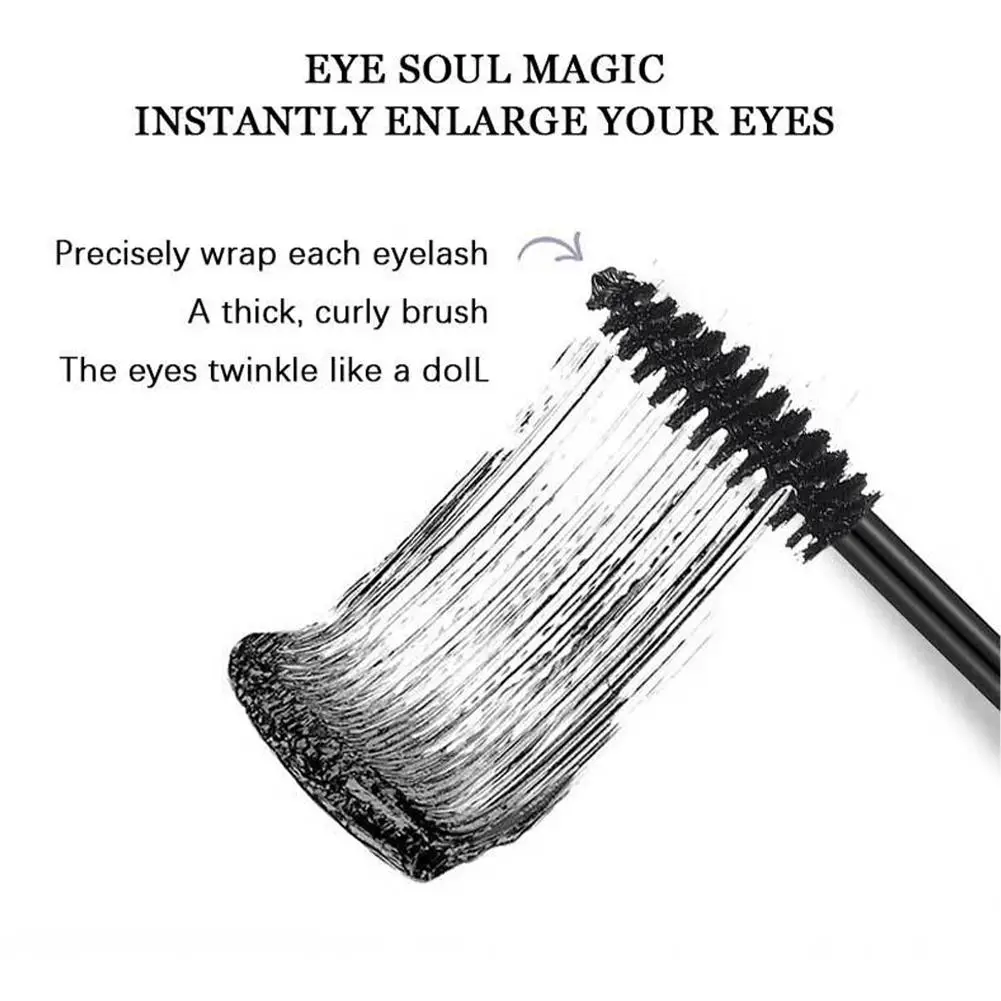 1 Stuks Waterdichte Anti-Zweet Mascara Verlengt Wimpers Mascara Fiber Non-Smudge Make-Up Zijde Vrouwelijke Cosmetische Mascara Extensi Y3q1