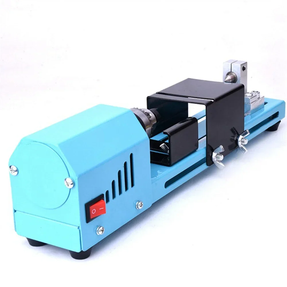 For Crafting Max Processing Length 145mm 150W Rotary Tool Powerful Lathe With Low Noise 7 Levels Adjustable Speed