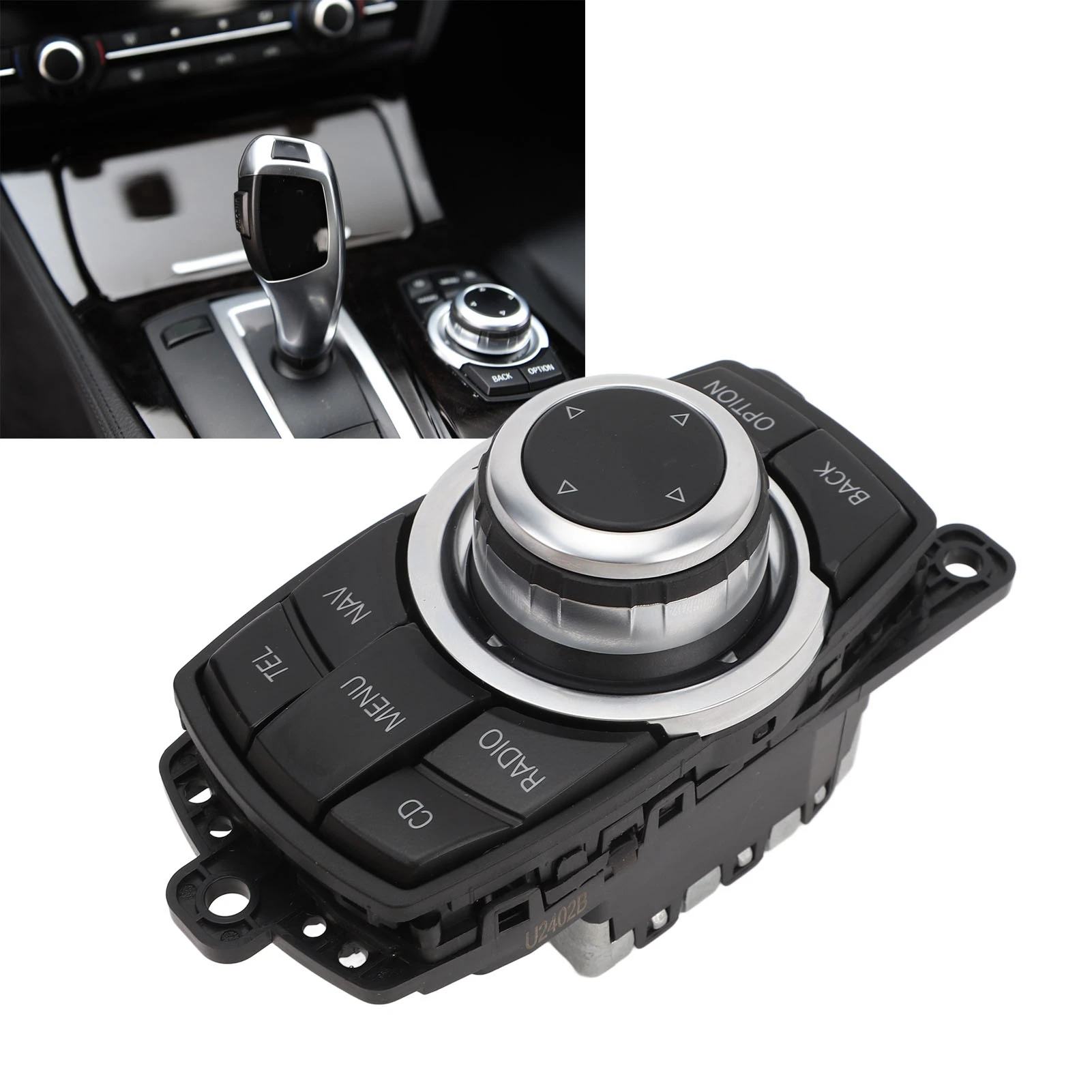 Center Console Multimedia Knob 10PIN 9206444 Media Switch Navigation Controller Mouse for 5 Series F07 GT F10 F11 2008‑2011