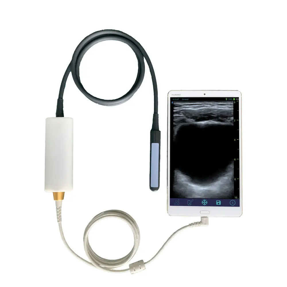 UL8-4T BW Linear Vet Ultrasound Machine Handheld Bovine Equine Horse Cow Ultrasound Scanner Rectal probe