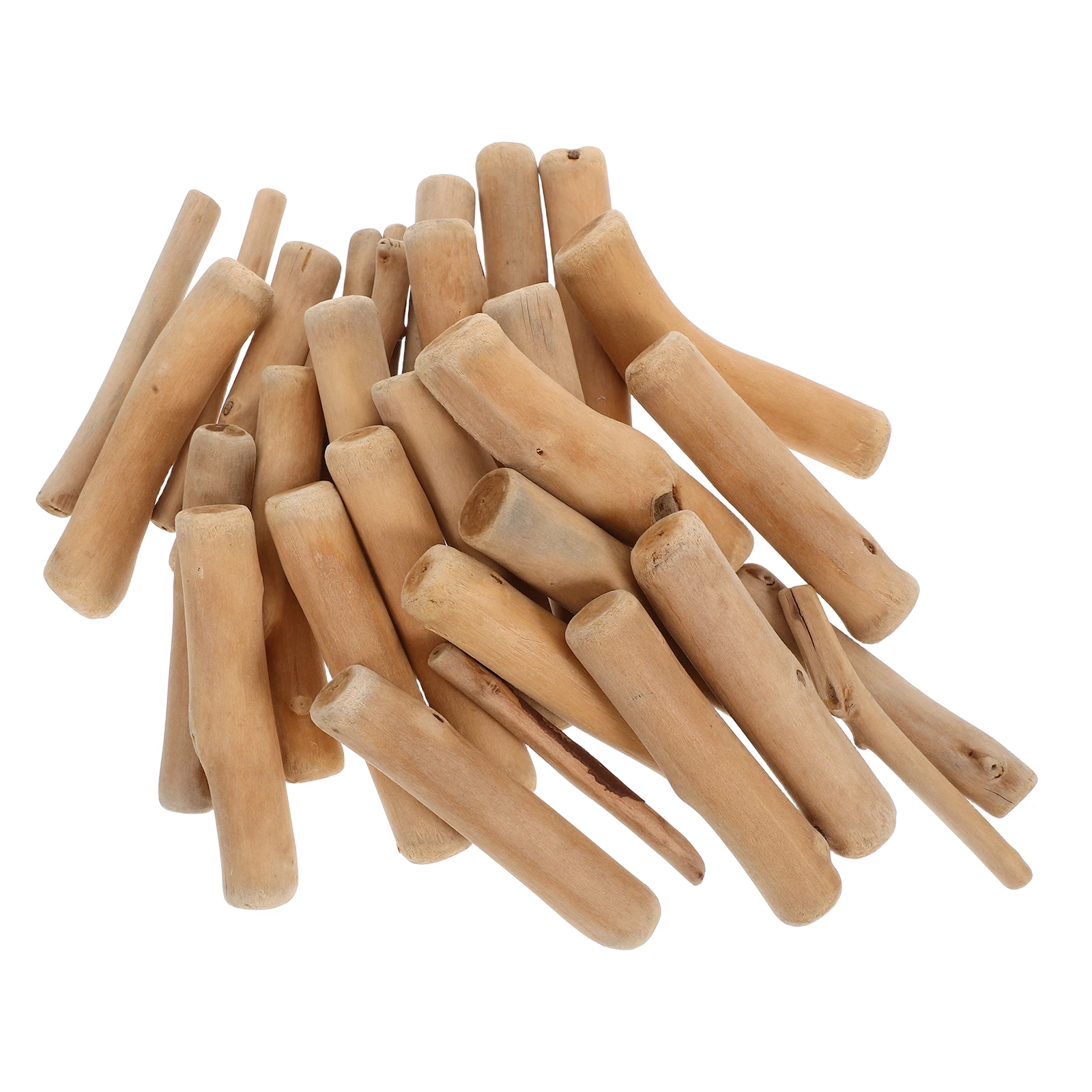 

8Cm Wood Natural Driftwood 250G/Pack Unfinished Wood Crafts Wooden Ornament Diy Micro Landscape Decoration Natural Driftwood For