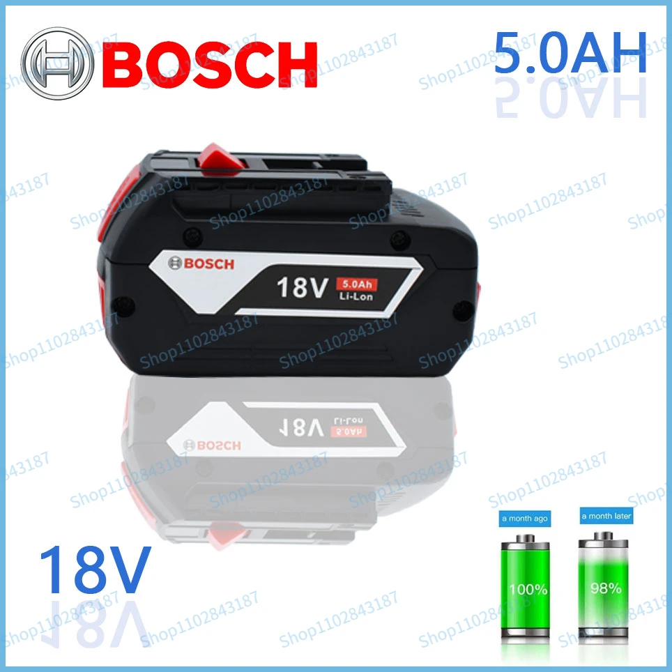 

Литиевая батарея Bosch, 18 в, 5,0 Ач