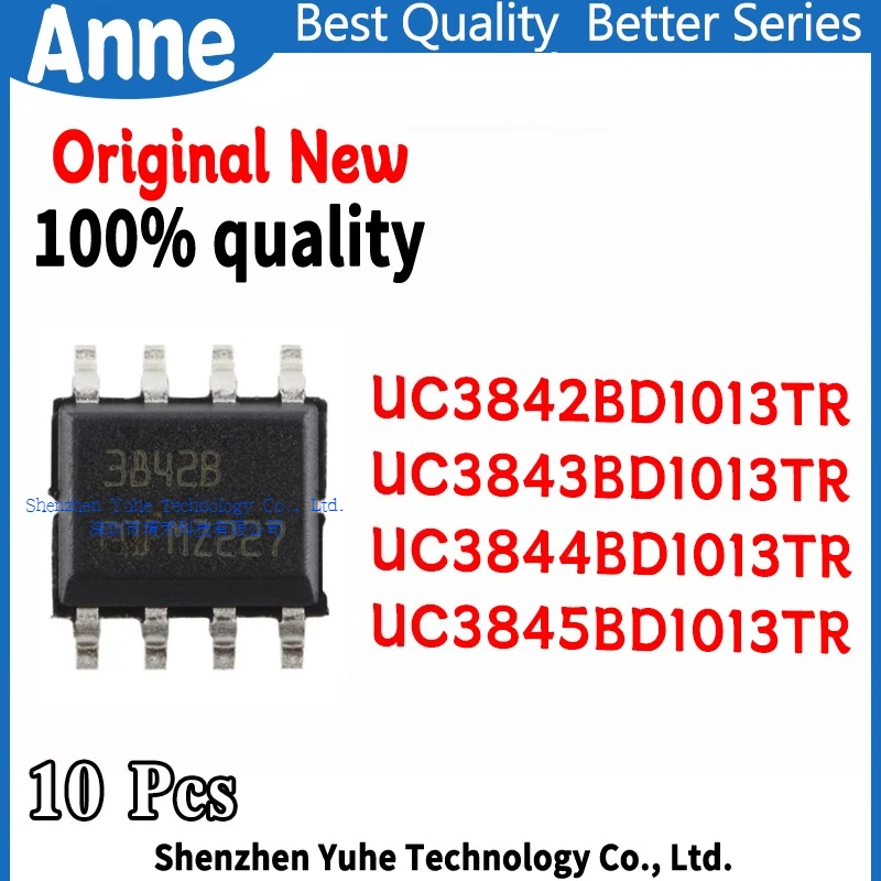 10pcs UC3842BD1013TR UC3843BD1013TR UC3844BD1013TR UC3845BD1013TR UC3842B UC3843B UC3844B UC3845B 3842B 3843B 3844B 3845B sop-8