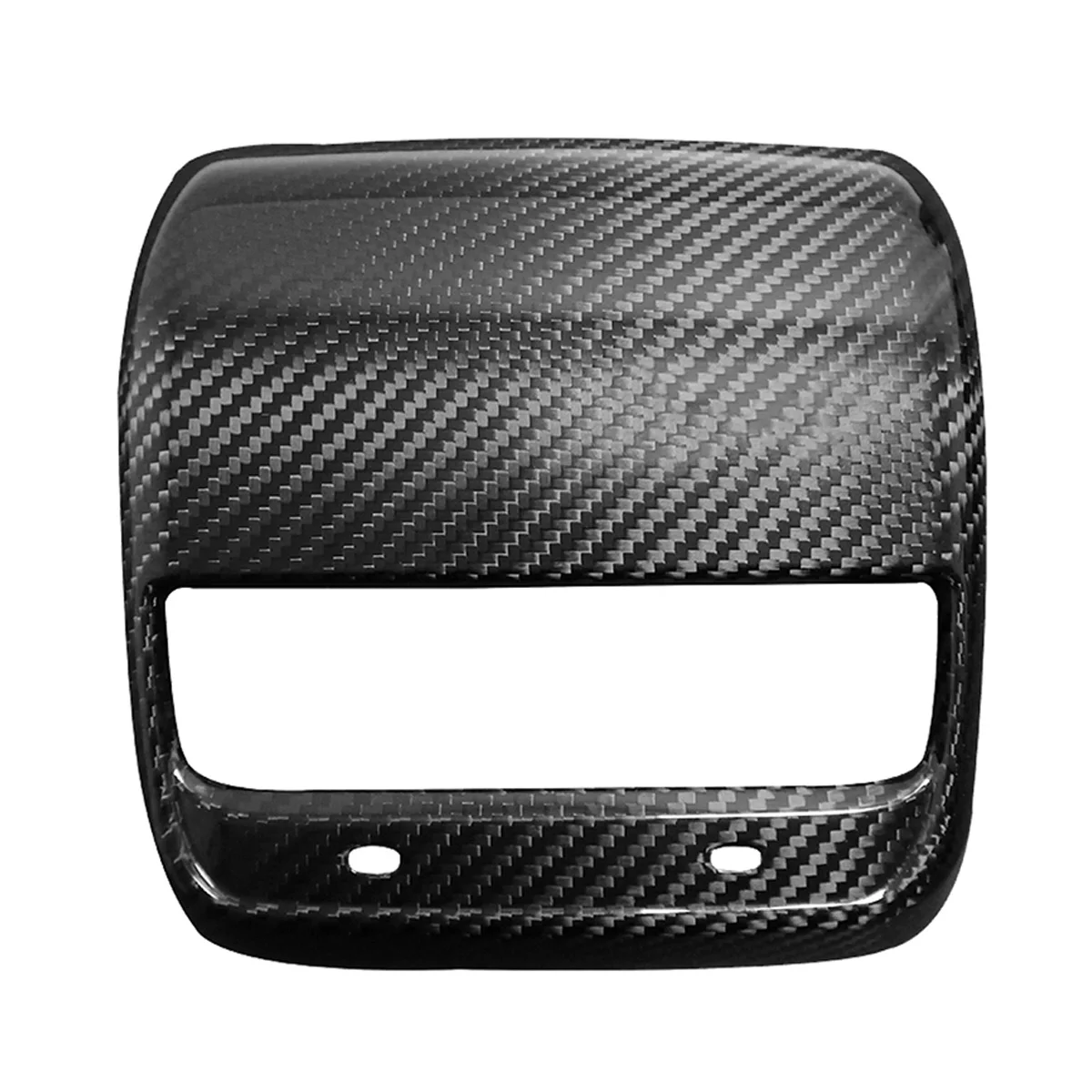 Suitable for Tesla 3 18-19 Dry Carbon Fiber Car Rear Air Outlet Cover Decorative Plate