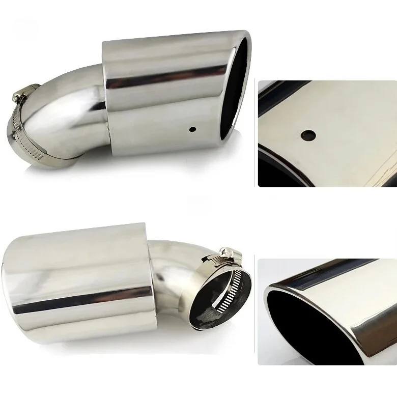Car Styling Stainless Steel Exhaust Muffler Tip Pipe For Nissan Qashqai 2008-2015 2016-2022