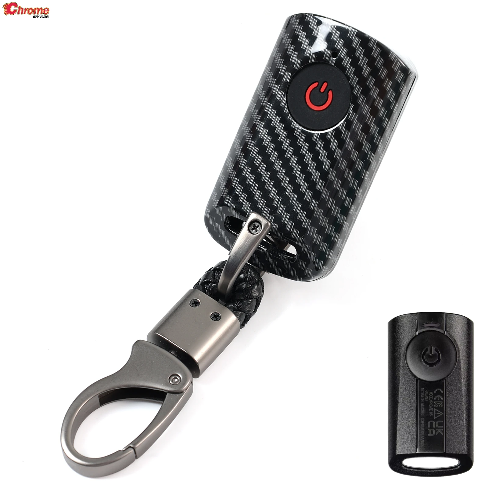 

For Yamaha Aerox Xmax Tmax Jauns NVX NMAX Qbix Sniper 125 155 300 Carbon Abs Key Cover Case Shell Motorcycle Scooter Smart Key