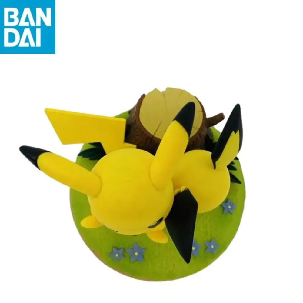 متوفر في المخزون الأصلي بانداي نامكو بانبريستو بوكيمون وقت الاسترخاء بيكاتشو و بيتشو بولي كلوريد الفينيل نموذج لجسم أنيمي جامع تمثال لعبة