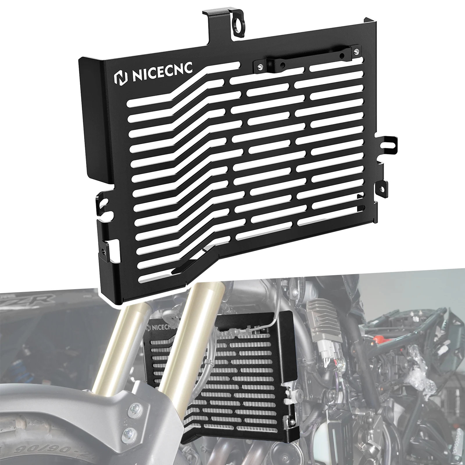 

Motorcycle Radiator Guard Cover Radiator Protector for Yamaha Tenere 700/Rally Edition XTZ700 2019 2020-2024 Tenere 700 WR 2022