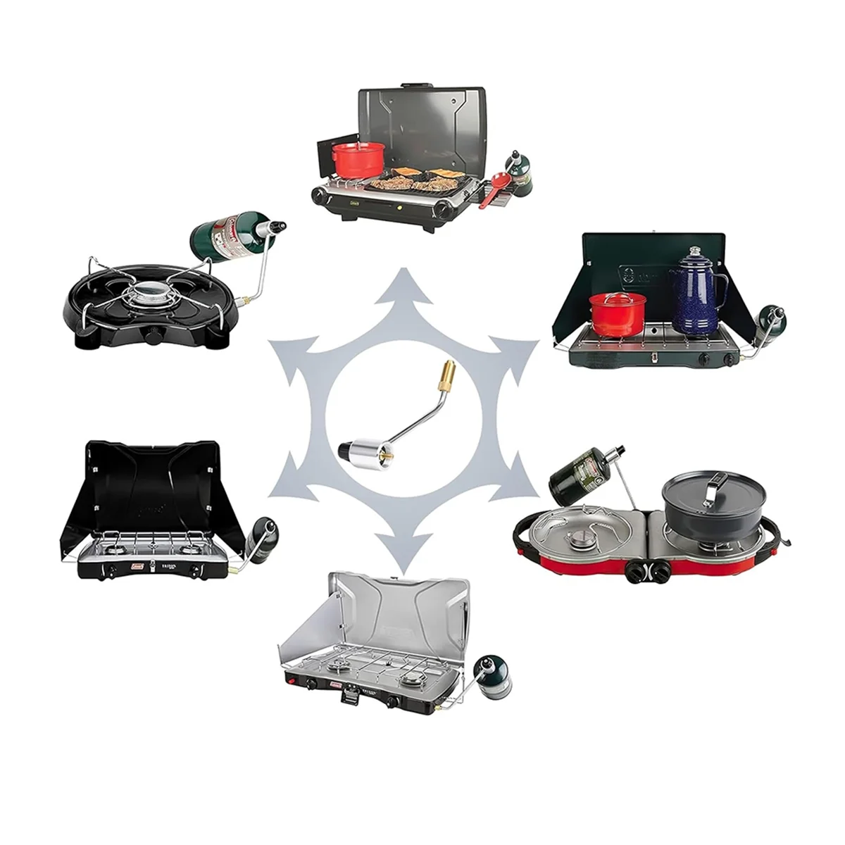 5430 Stove Pressure Regulator Replacement Part for Coleman Propane Camping Grill/Stove Pressure Regulator Parts Rich