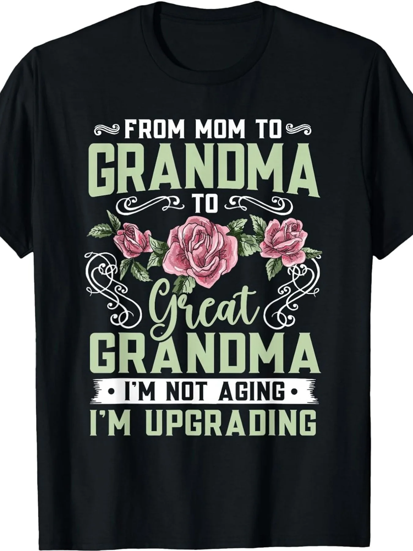 Ladies' casual T-shirt, comfortable and loose round-neck printed T-shirt for daily use, suitable for all seasons