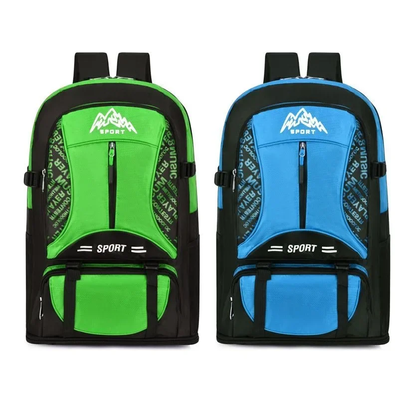 Nuova borsa da trekking impermeabile da 100 litri per esterni da uomo Pacchetto di grande capacità Zaino per laptop da viaggio a lunga distanza Zaino per strumenti durevoli