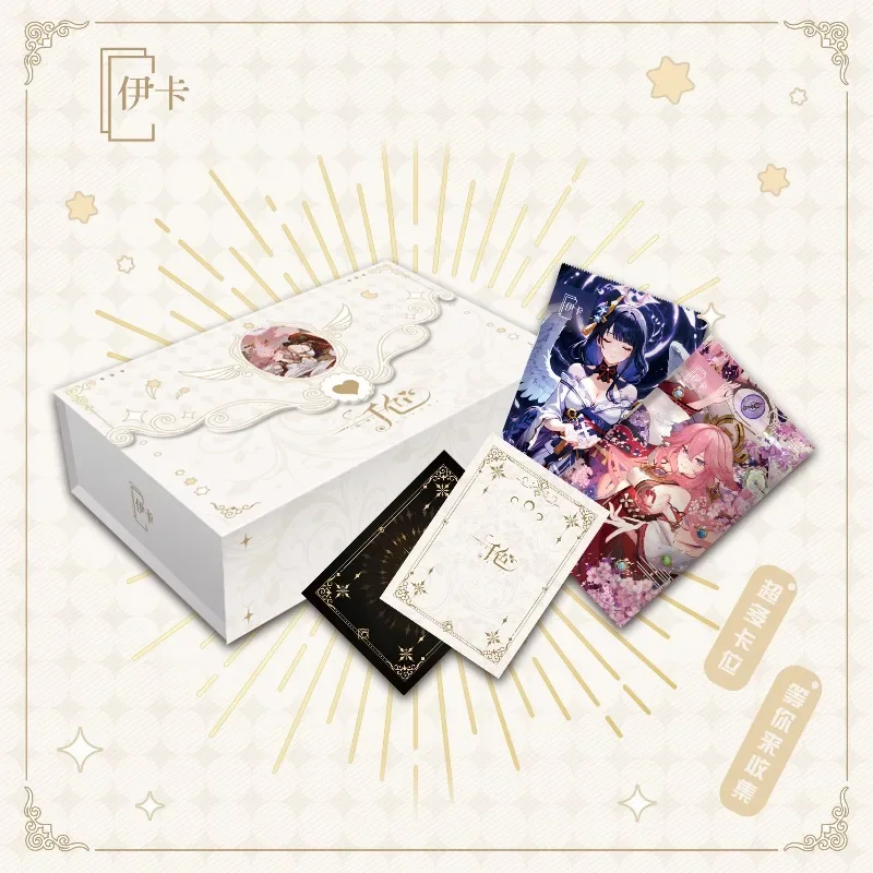 

Коллекционная карта Ika Thousand Colors, перевернутая богиня, эмалированная памятная карта, коллекционная карта с двойной пленкой Pure Desire Breeze