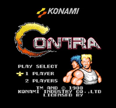 CONTRA  Region Free 60 Pin 8Bit Game Card For Subor Game Players