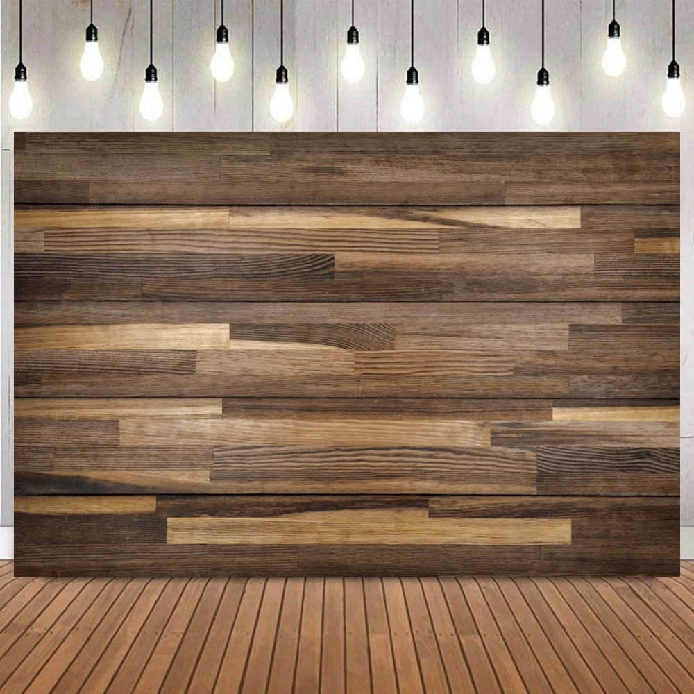 Varied Wood Texture Photo Backdrop Rustic Wooden Style Photography Background for Portrait Baby Shower Birthday Party Home Decor
