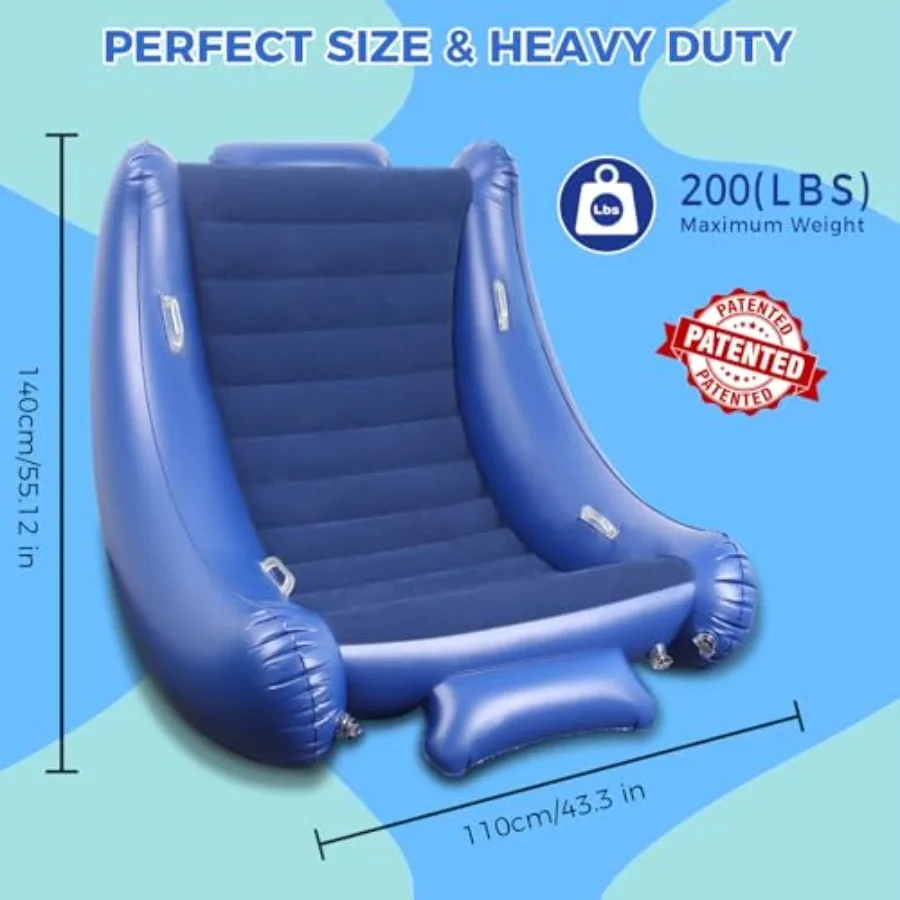 Zintuiglijke Schommelstoel voor Opblaasbare Zintuiglijke Schommelstoel voor Autistische ADHD Zachte Comfortabele Heavy Duty Air Cloud Autisme Stoel voor Classroo