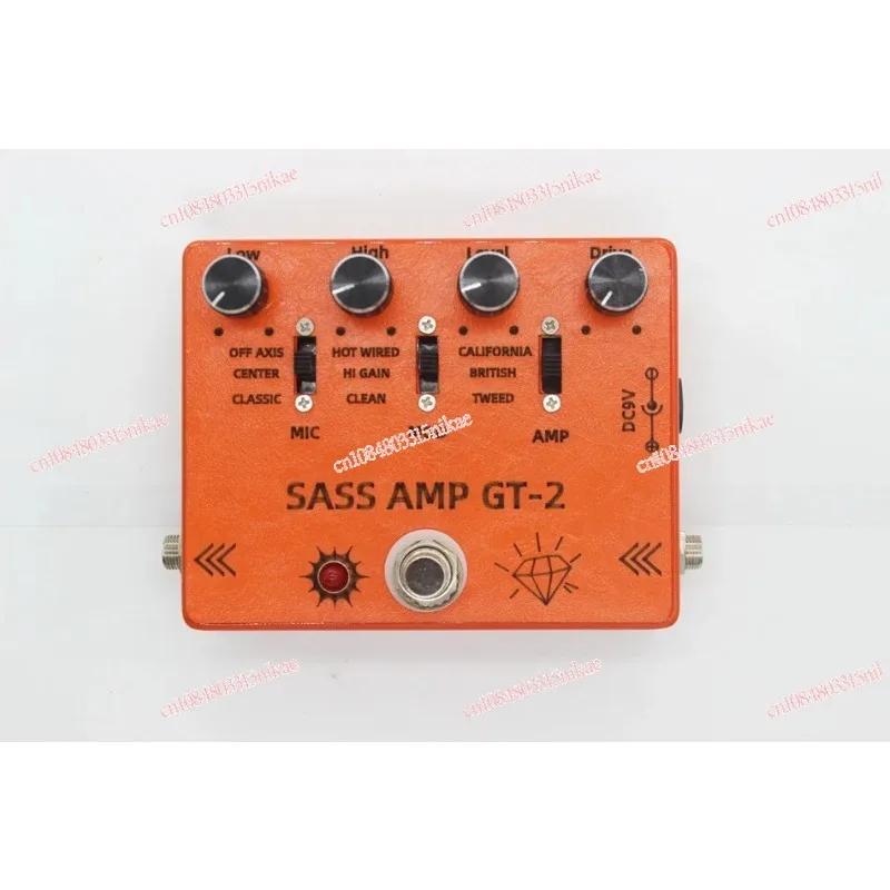 

DIY Hand Effect Maker SansAmp GT-2 Duplicate Electric Guitar Speaker Simulates Distortion of a Single Circuit Board