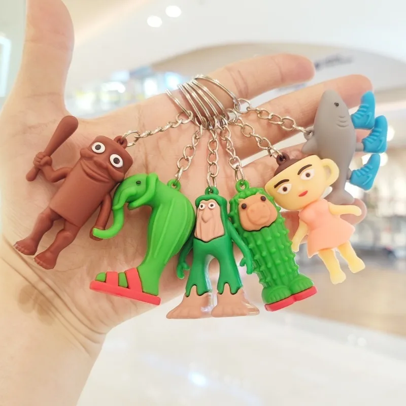 

Tung Tung Tung Sahur American Shanhaijing Spoof Plush Toy Doll Creative Keychain School Bag Pendant Decoration Children's Gift