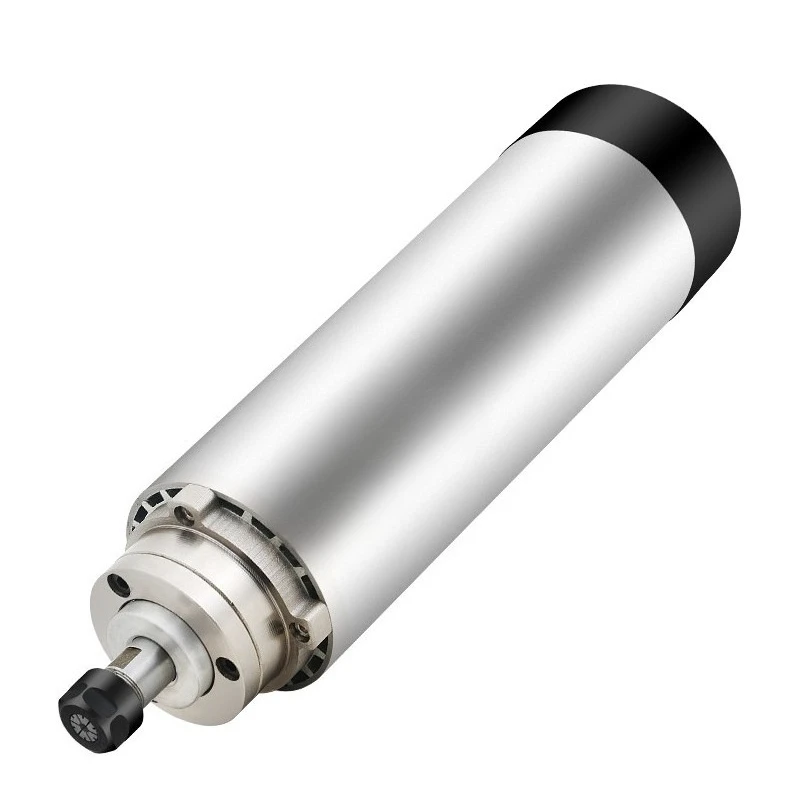 For Spindle Motor 800w1.2kw Air-cooled Er11 Four-bearing 7 Series P4 High-speed Motor 65mm